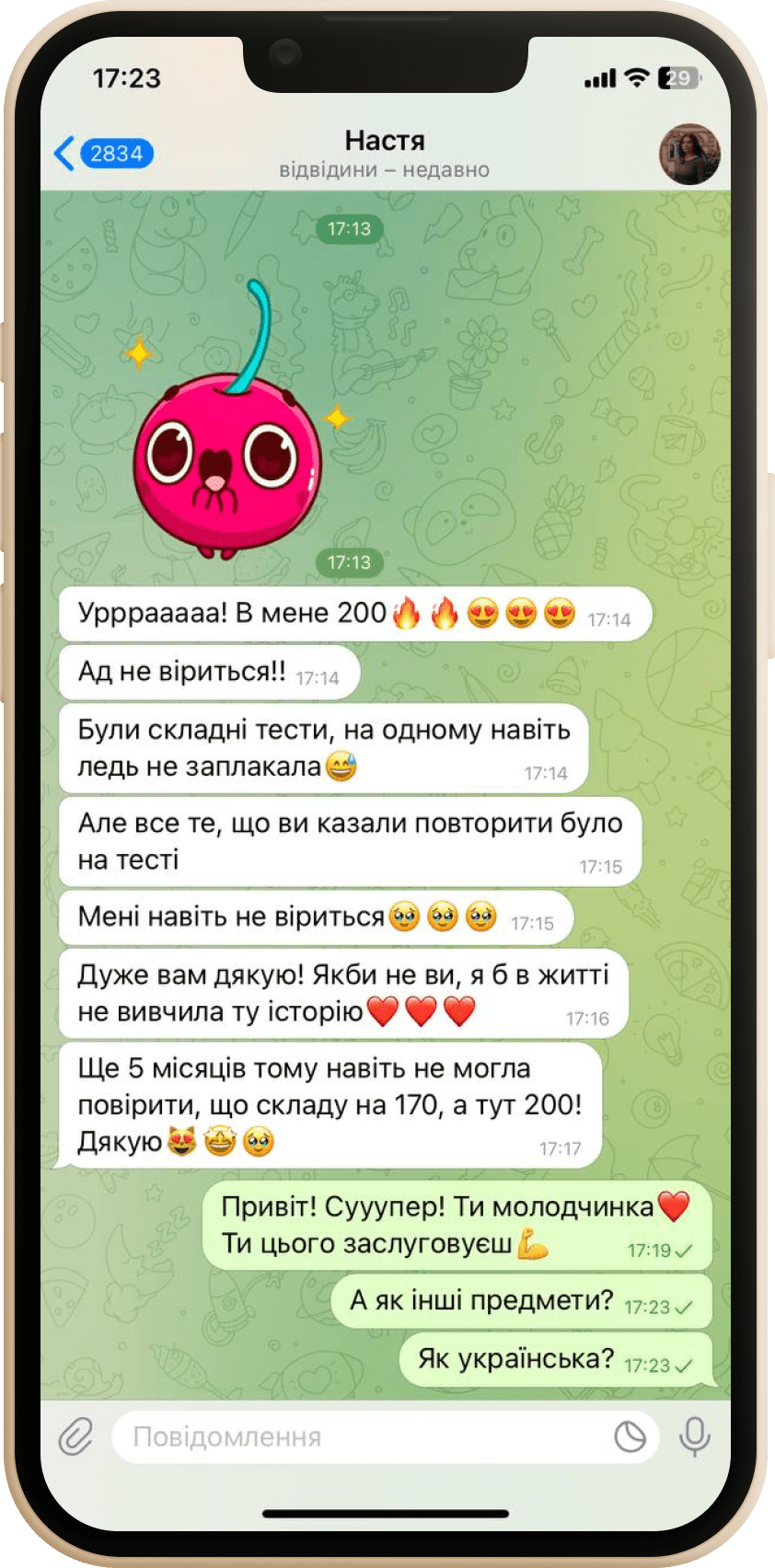 Відгук учня